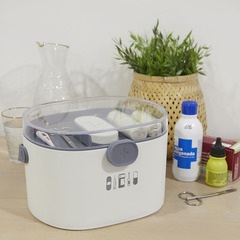 alvi Botiquín Nurse Color blanco Botiquín de gran tamaño Incluye asa para fácil transporte y varieda