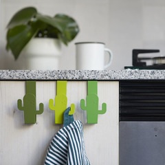 alvi Drawer hook Cactus Green colour Door hooks for hanging kitchen cloths, bath towels, scarves, Ca