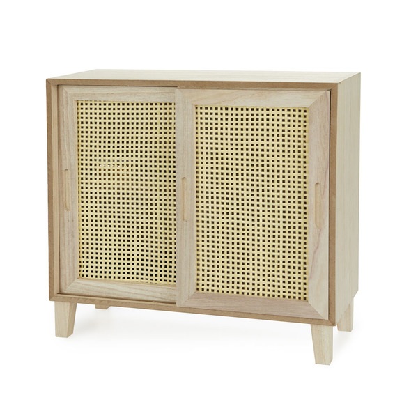 alvi Organiseur Cabinet Couleur bois DM Petite commode à bijoux femmes Organisateur pour lunettes, b