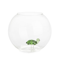 alvi Vase Atlantis Green colour Vase-shaped flowers with green turtle aquarium glass inside original
