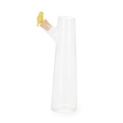 alvi Bottle Birdie Yellow colour Original 1 Liter bottle with lid and a bird-shaped finish Borosilic