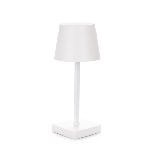 alvi Lampe à poser Tic Tic Couleur blanc Lampe de table moderne au design minimaliste Idéal et prati