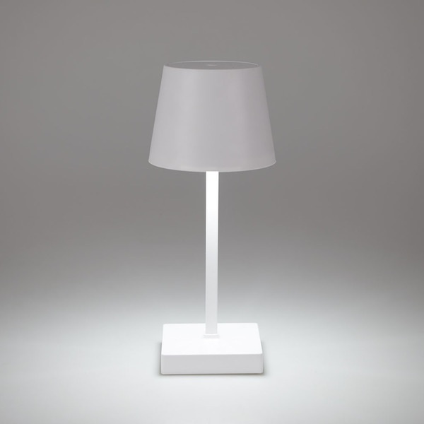 alvi Lampe à poser Tic Tic Couleur blanc Lampe de table moderne au design minimaliste Idéal et prati