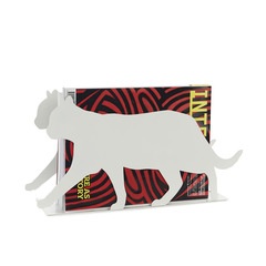 Balvi Portariviste Feline Colore bianco Pratico e decorativo a forma di gatto Ferro 21,5 cm