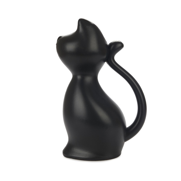 Balvi Regadera Meow Color negro En forma de gato Capacidad: 2L Plástico 30 cm