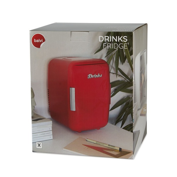 alvi Nevera Drinks Color rojo Mini nevera portátil Matiene sus alimentos o bebidas a la temperatura