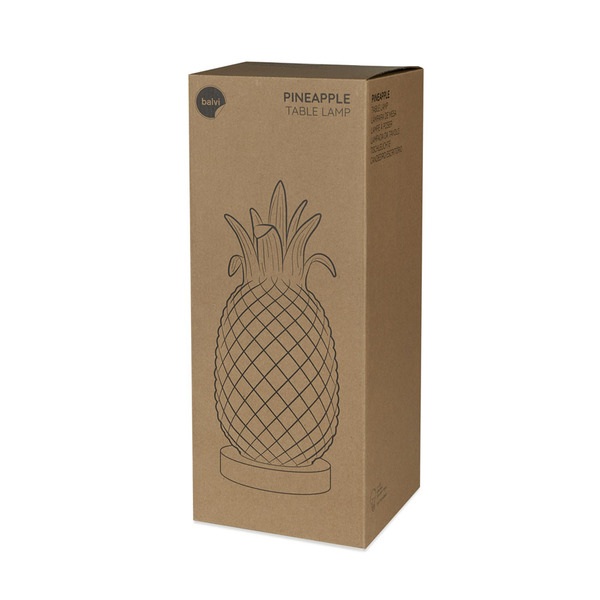 alvi Tischlampe Ananas Farbe Gelb Tischlampe in Form einer Ananas Modernes und originelles Dekoratio