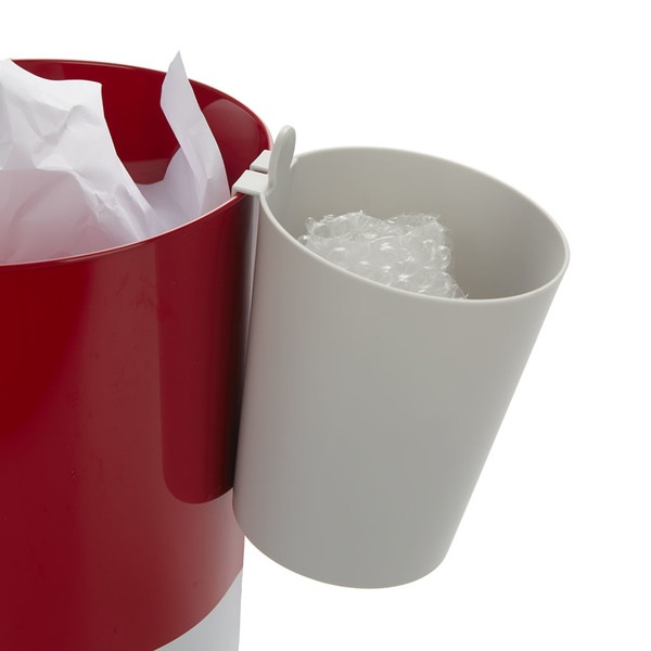 alvi Cestino carta MrRecycle Colore Grigio contenitore ausiliario per separare i rifiuti domestici P