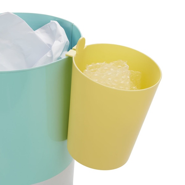 alvi Papelera MrRecycle Color amarillo Recipiente auxiliar para separar residuos domésticos Se puede