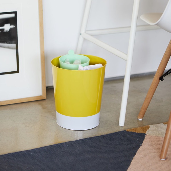 alvi Papelera MrRecycle Color verde Recipiente auxiliar para separar residuos domésticos Se puede co