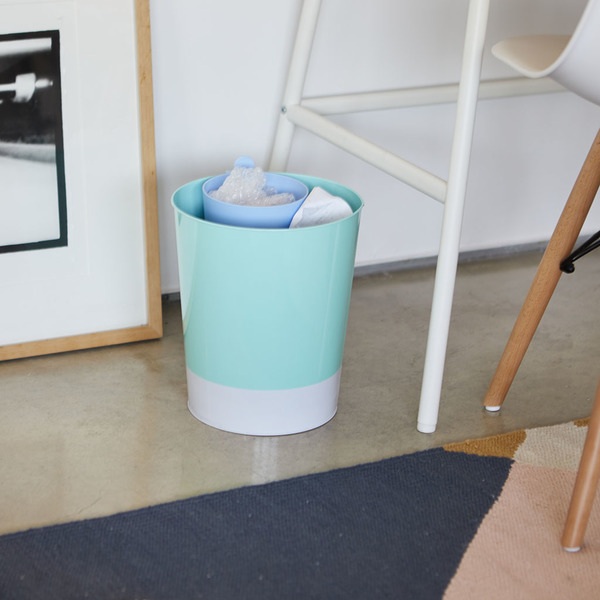 alvi Papierkorb MrRecycle Blau Farbe Hilfsbehälter Hausmüll zu trennen Es kann hung innerhalb oder a