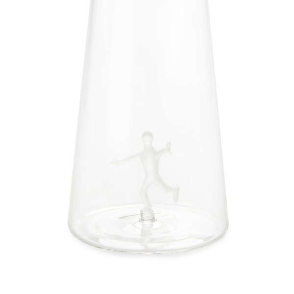 alvi Botella UFO Capacidad 1,2L En forma de platillo volante abduciendo una persona Borosilicato/sil