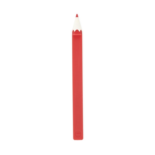 alvi Marcapáginas Color Pencil Color rojo En forma de lápiz de color Divertido Regalo para lectores