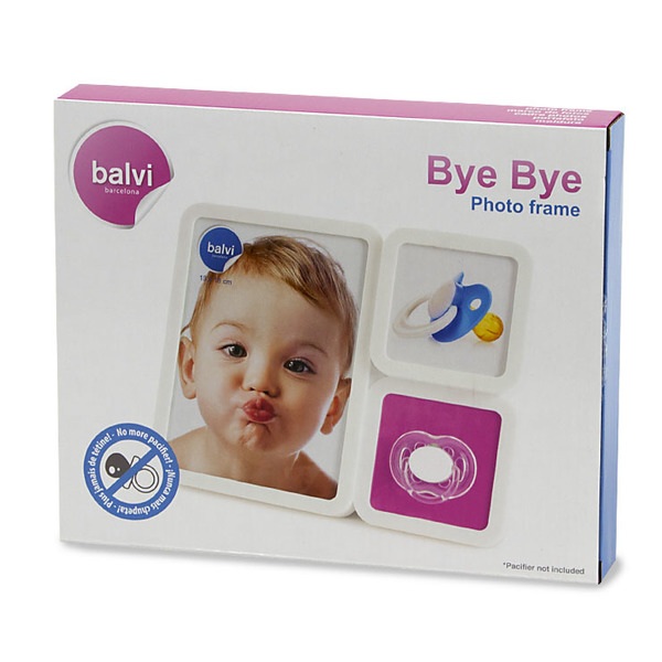Balvi Frame Bye Bye for photo and pacifier Plastic Medidas: 19,4x24x3 cmPERFECT GIFT