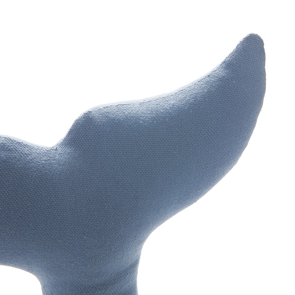 alvi Door stopper Dolphin Tail Colour blue Fishtail-shaped Hold doors to prevent slamming Canvas 32