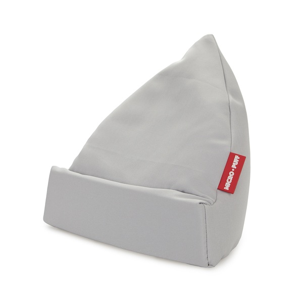 alvi Tablet holder Micro Puff Colour gray Cushion for tablet, smartphone, e-books Cotton bag Polyest