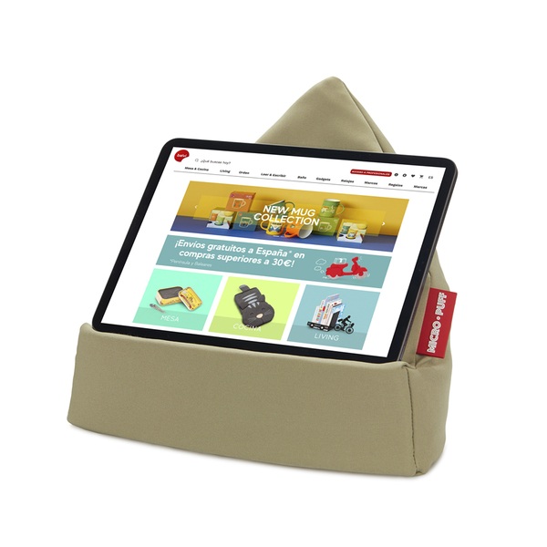 alvi Support tablette Micro Puff Couleur vert Coussin pour tablette, smartphone, e-books Déhoussable