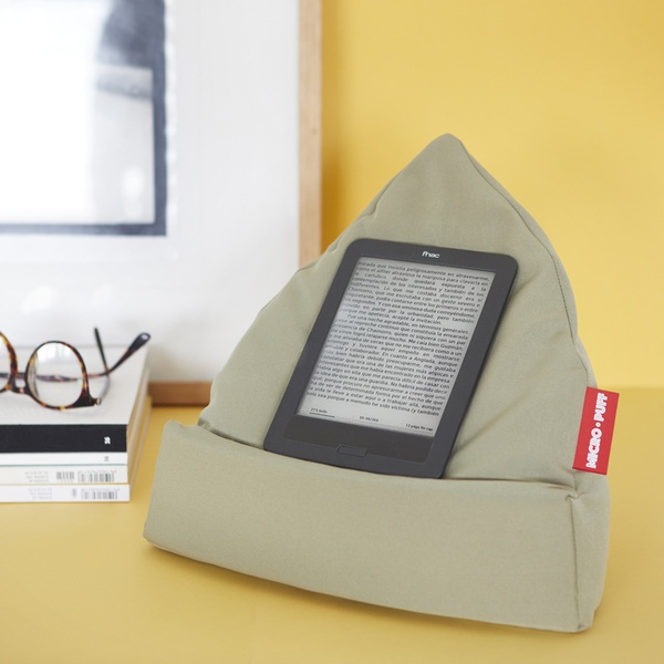 alvi Support tablette Micro Puff Couleur vert Coussin pour tablette, smartphone, e-books Déhoussable