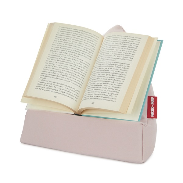alvi Soporte Tablet Micro Puff Color rosa Cojín para tablet, smartphone, e-books Desenfundable Con b