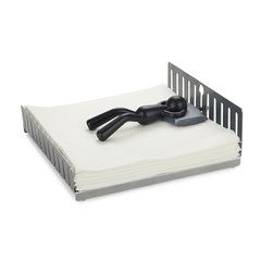 alvi Serviertenständer Nap Silber Schwarz Farbe Geformte Bett mit Gewicht als Zeichen napping Servie