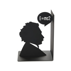 Balvi Bookend Einstein Colour black Decorative bookend with iconic Albert Einstein figure Iron 17 cm