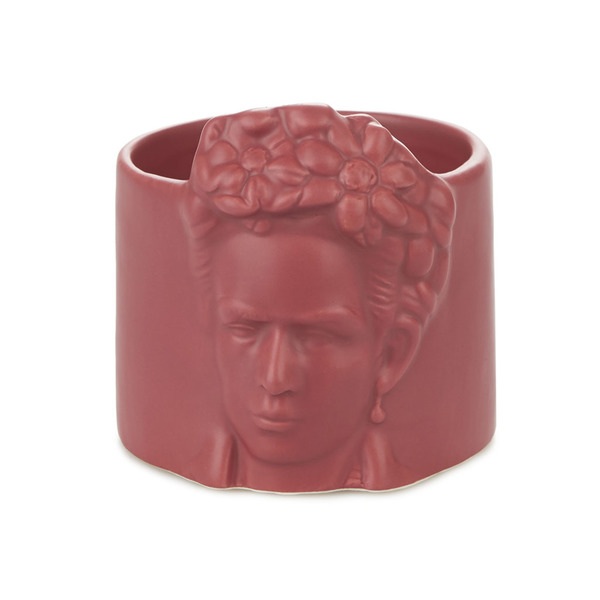 alvi Mini pot de fleur Frida Couleur rose Pot pour petites plantes Idéal pour des cactus Céramique 8