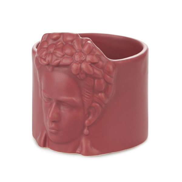 alvi Mini pot de fleur Frida Couleur rose Pot pour petites plantes Idéal pour des cactus Céramique 8