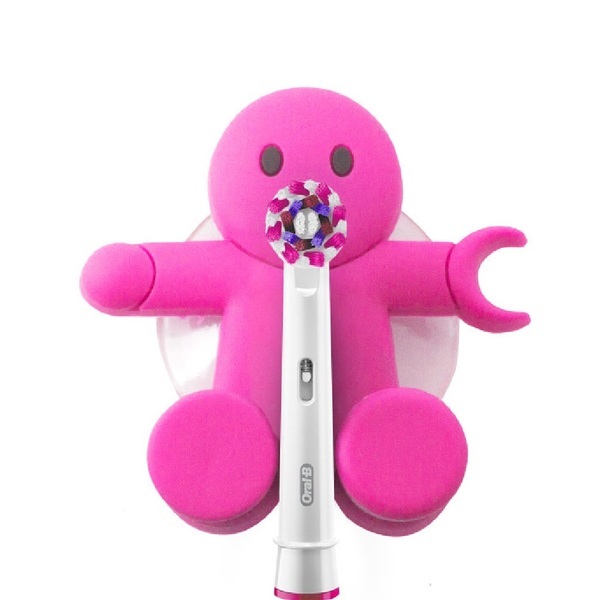 Soporte para cepillo dental Amico en color violeta