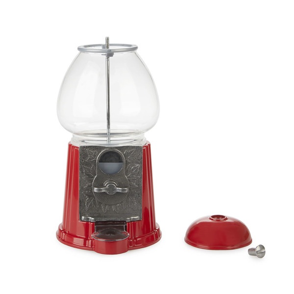alvi gumball machine American Dream Red Coin bank and dispenser for candy, gum, chocolates, nuts Wor