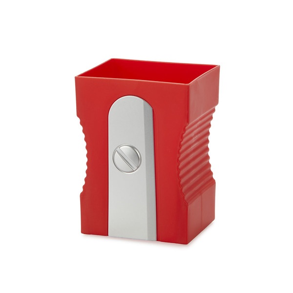 alvi Portalápices Sharpener Color rojo Mantén tu escritorio organizado Portalápices original y diver