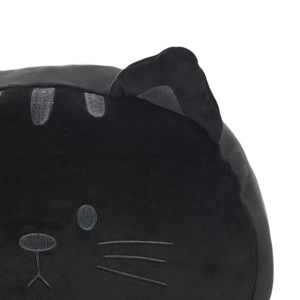 Balvi Cojín Kitty Color negro Forma de gato Suave y muy blando PoliésterMUY SUAVE