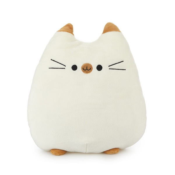 Balvi Cojín Kitty Color blanco Forma de gato Suave y muy blando Poliéster