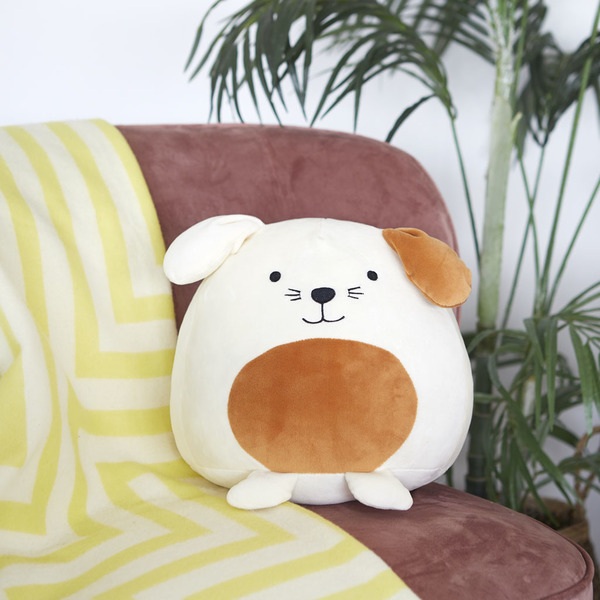 Balvi Coussin Woof! Couleur blanc Très doux et mou PolyesterTRÈS DOUX