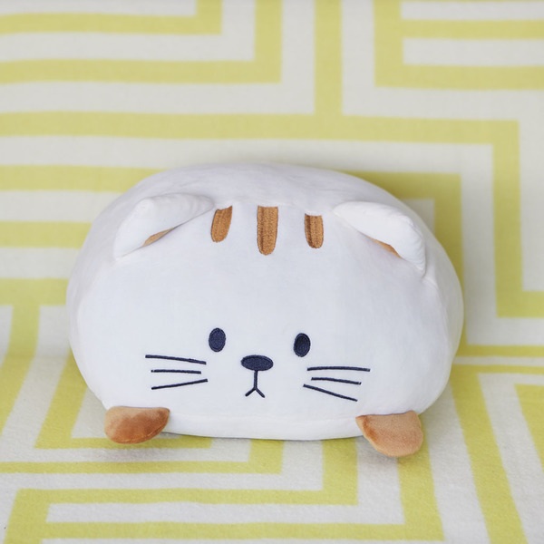 Balvi Cojín Kitty Blanco Forma de gato Suave y muy blando Poliéster