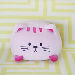 Balvi Cushion Kitty Pink Cat form Soft and very sooth Polyester