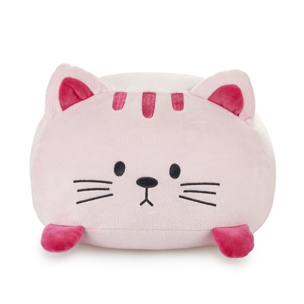 Balvi Kissen Kitty Pink In Katzenform Flauschig und weich Polyester