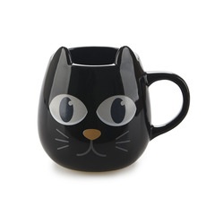 alvi Mug Wake Cat Colour black Thermosensitive cup in the shape of a cat Changes with hot water Cera
