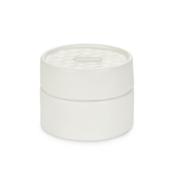 alvi Sushi set Mushiki Color blanco Recipiente para Soya con Soporte de Palillos en Forma de Vaporer