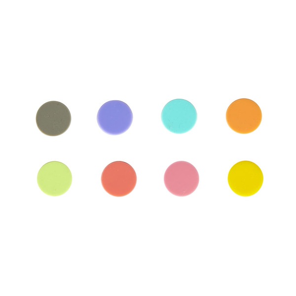 Balvi Marca copas Sticky Dots Color surtido Marcadores para Diferenciar Copas de Vino Silicona