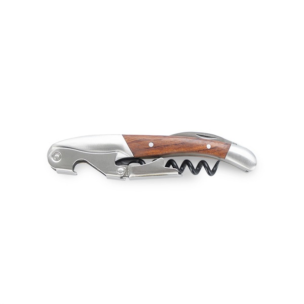 Balvi Cavatappi The Corkscrew Apribottiglie e strumento multifunzione con scatola metallica Latta