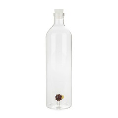 Balvi Flasche Globefish Glasflasche mit Stöpsel in Form eines Kugelfisches Borosilikatglas 30 cm