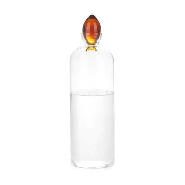 Balvi Botella de agua Gourami Color ámbar Con Tapón en Forma de Pez 1