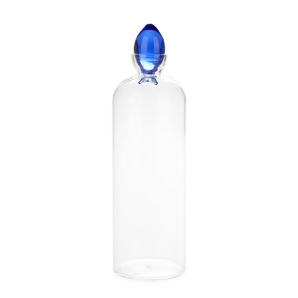 Balvi Botella de agua Gourami Color azul Con Tapón en Forma de Pez 1