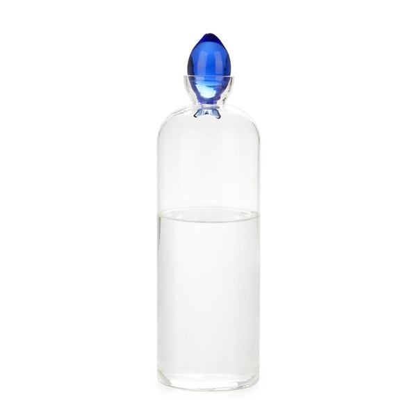 Balvi Botella de agua Gourami Color azul Con Tapón en Forma de Pez 1