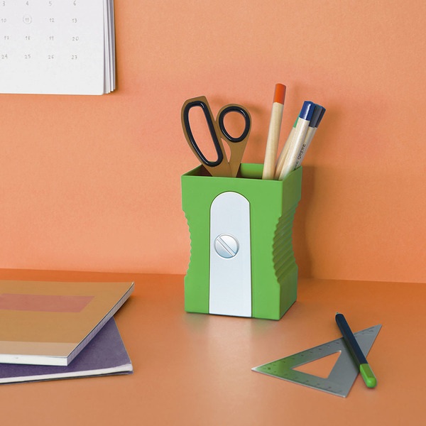 alvi Portalápices Sharpener Color verde Mantén tu Escritorio organizado Bote para lápices Original y