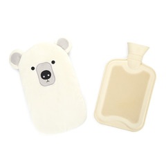 alvi Bolsa agua caliente Polar Color blanco Botella de Agua Caliente con Cubierta Suave en Forma de