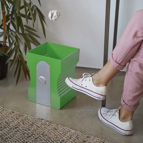 alvi Papierkorb Sharpener Farbe Grün Originell und lustig In Form eines Bleistiftspitzers Kunststoff