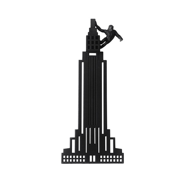 alvi Marcapáginas Kong Color negro Inspirado en la Famosa Novela King Kong Divertido Regalo para lec