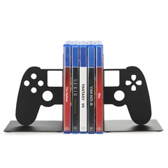 alvi Soporte videojuegos Joypad Color negro Sujetador de Videojuegos Para Estanteria con Forma de Ma
