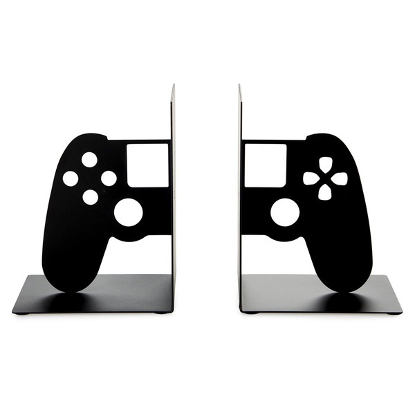 alvi Soporte videojuegos Joypad Color negro Sujetador de Videojuegos Para Estanteria con Forma de Ma